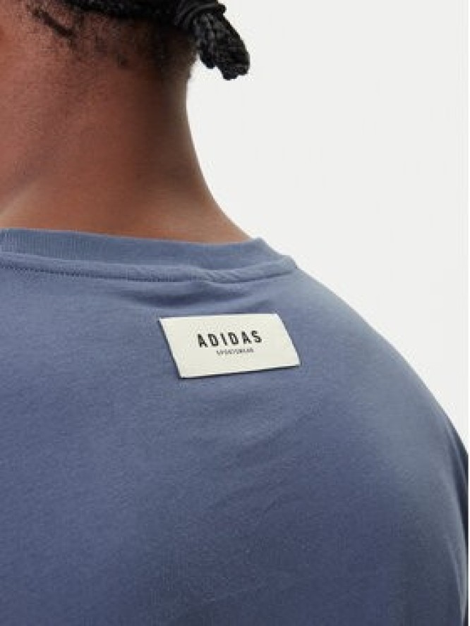 adidas T-Shirt Stadium Ticket JM6472 Niebieski Loose Fit