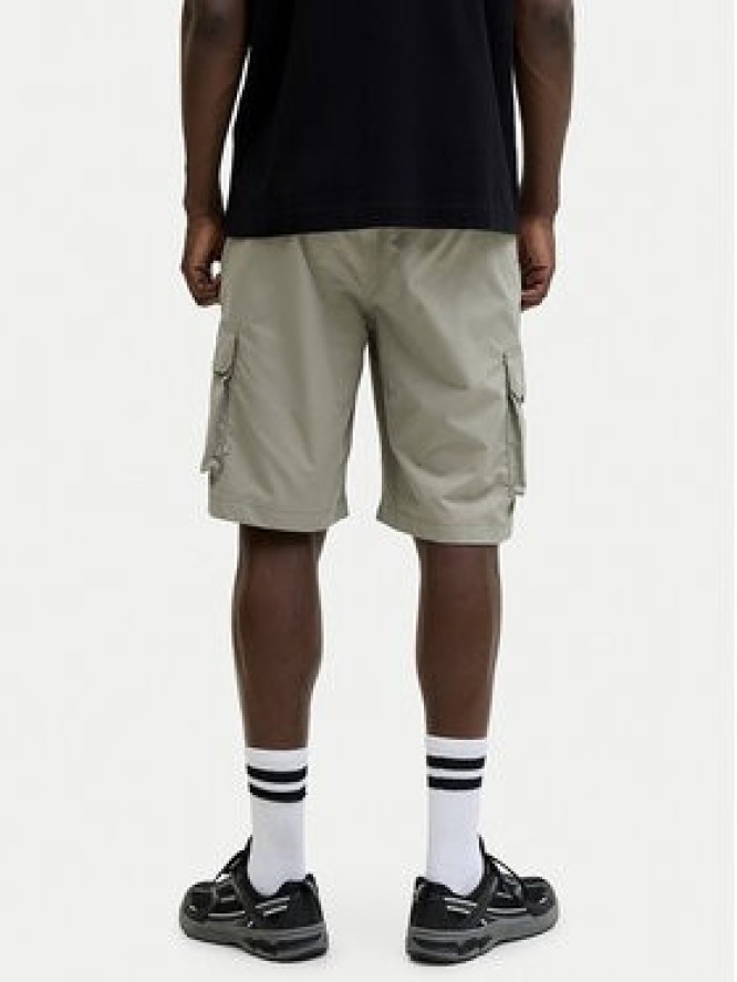 Jack & Jones Szorty materiałowe Cole Ivan 12288611 Zielony Regular Fit