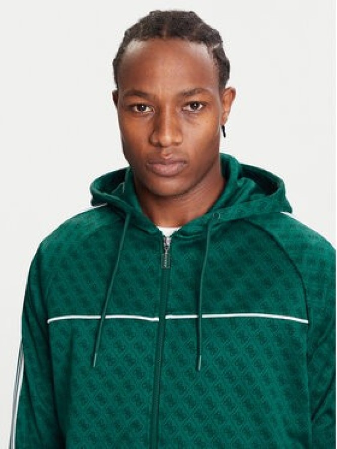 Guess Bluza Z5BQ13 K2042 Zielony Relaxed Fit