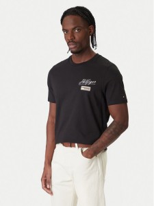 Tommy Hilfiger T-Shirt Modern Ath Graphic MW0MW41471 Czarny Regular Fit