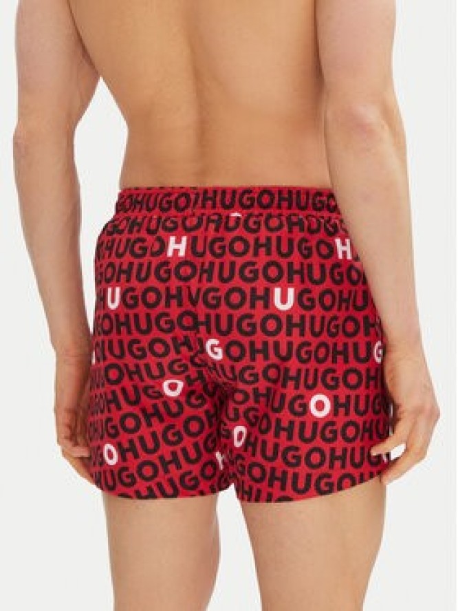 HUGO Szorty kąpielowe Tortuga 50535412 Czerwony Regular Fit