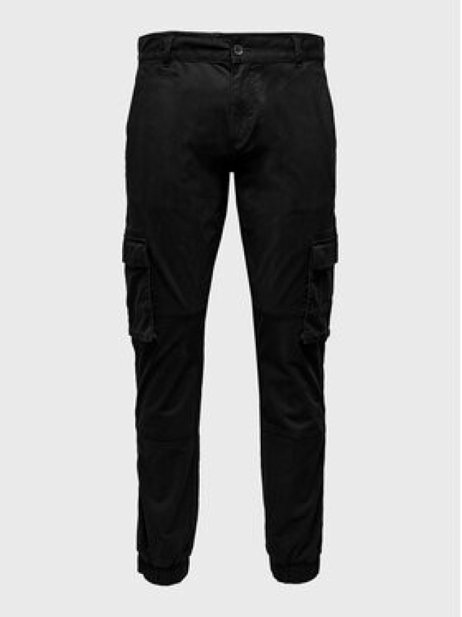 Only & Sons Spodnie materiałowe 22016687 Czarny Tapered Fit