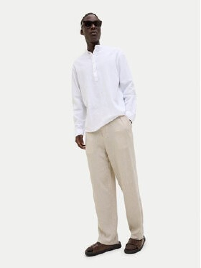 Jack & Jones Chinosy Karl Mykonos 12269371 Beżowy Loose Fit