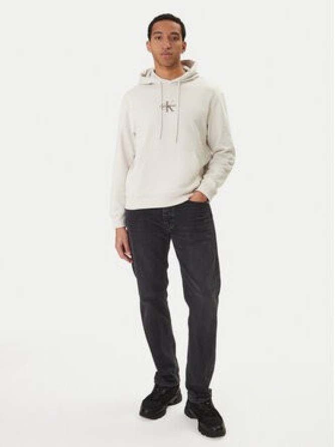 Calvin Klein Jeans Bluza LV04RD243G Beżowy Regular Fit