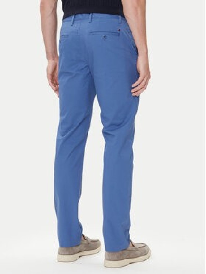 Tommy Hilfiger Chinosy Denton Essential MW0MW40262 Niebieski Straight Fit