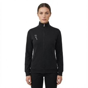 Męska Bluza Treningowa z Pół-Zipem Karida Czarna