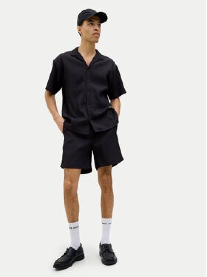 Jack & Jones Szorty materiałowe Jaiden 12269672 Czarny Relaxed Fit