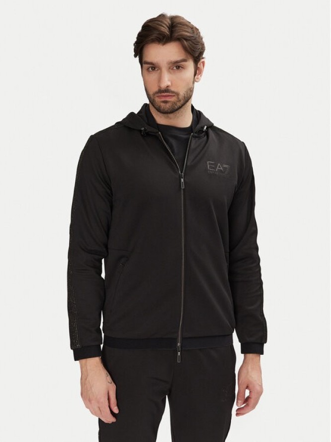 EA7 Emporio Armani Bluza 7M000308 AF13526 UC001 Czarny Regular Fit
