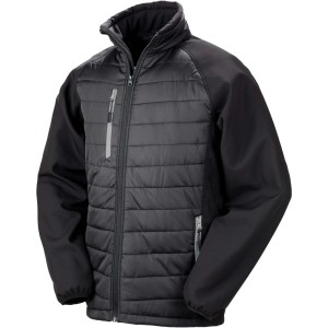 Kurtka Result Softshell Rembourrée Black Compass