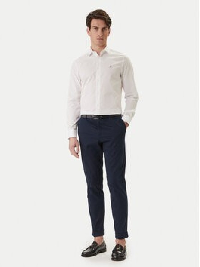 Tommy Hilfiger Koszula MW0MW38347 Biały Slim Fit