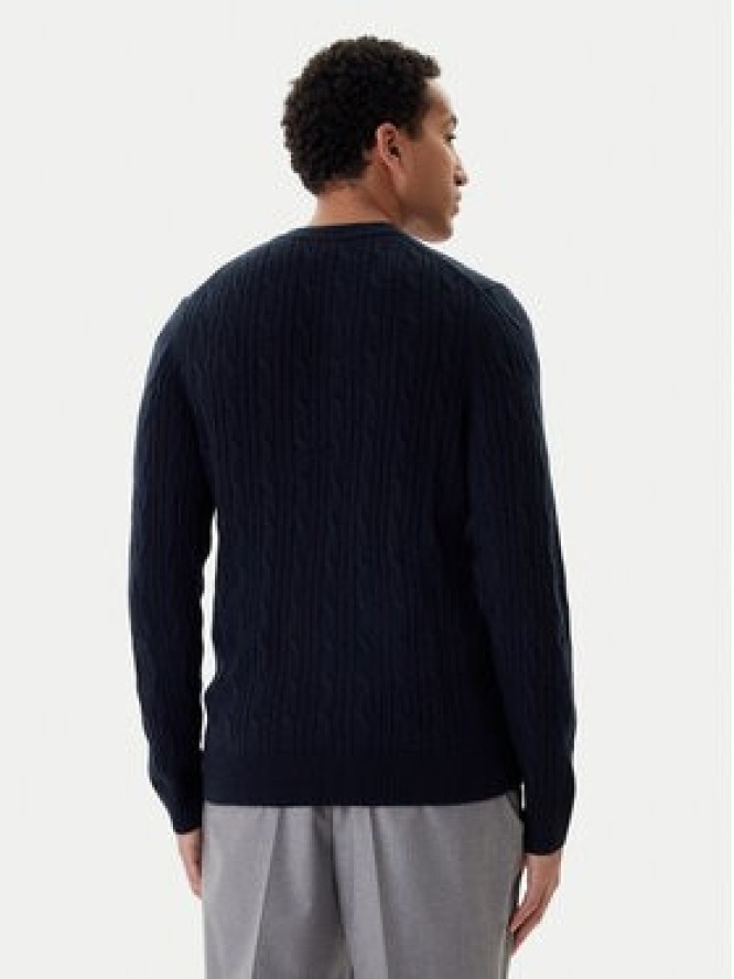 BOSS Sweter H-Hetico 50549975 Granatowy Regular Fit