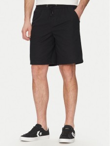 Blend Szorty materiałowe 20718409 Czarny Regular Fit