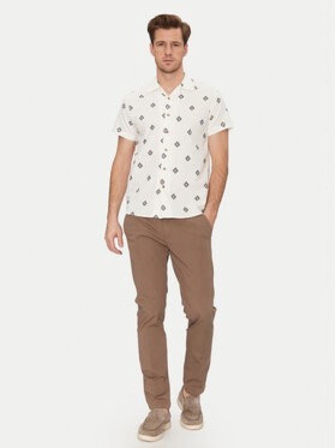 INDICODE Koszula Bolling 20-512 Biały Regular Fit