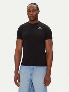 Kappa T-Shirt Logo Korpo Cafers 304J150 Czarny Slim Fit