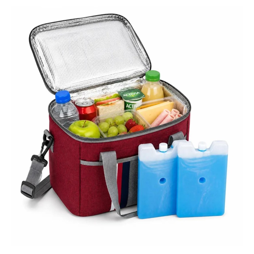 Torba Termiczna 31x20x27cm - L Torba Chłodząca - Zawiera 2 Wkłady Chłodzące