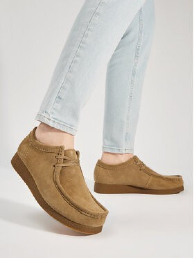 Clarks Mokasyny Wallabeeevo 26172821 Brązowy
