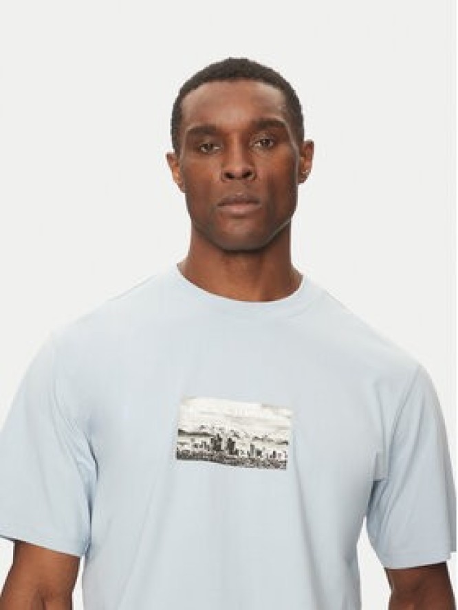 Jack & Jones T-Shirt Pacer Photo 12273775 Błękitny Relaxed Fit