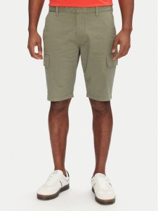 Tommy Jeans Szorty materiałowe Scanton DM0DM21949 Zielony Regular Fit