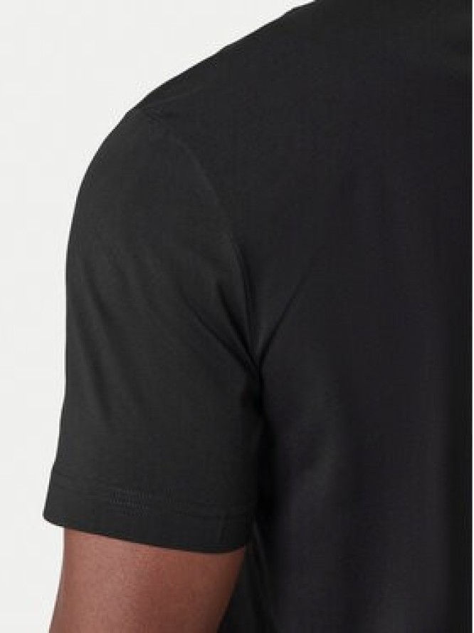 EA7 Emporio Armani T-Shirt 7M001412 AF22264 MC005 Czarny Regular Fit