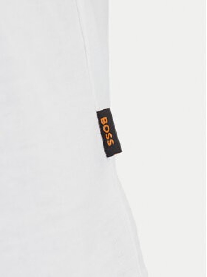 BOSS T-Shirt Te_Animali 50546362 Biały Regular Fit