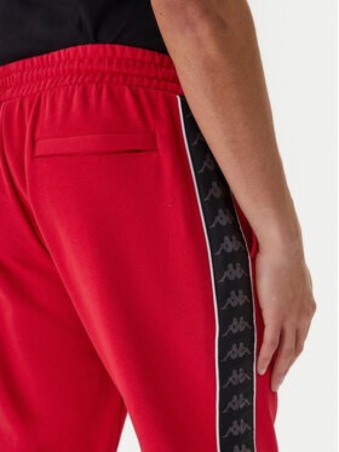 Kappa Spodnie dresowe Banda Alanz 3 321Y8FW Czerwony Comfort Fit