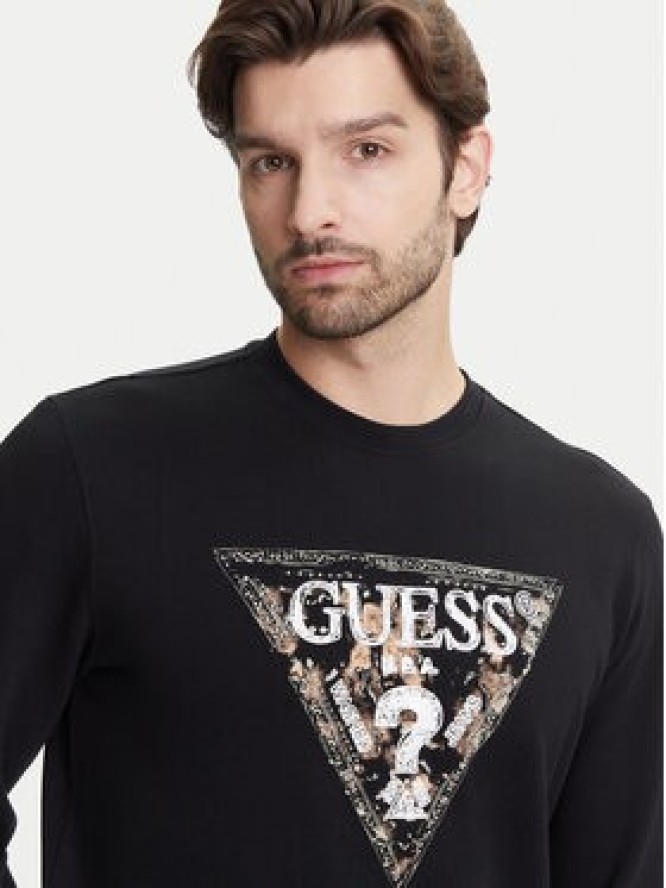 Guess Bluza M5YQ05 K68I4 Czarny Regular Fit