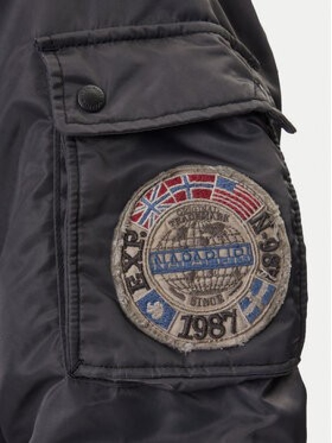 Napapijri Kurtka bomber A-Nemes NP0A891X Czarny Regular Fit