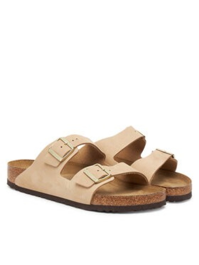 Birkenstock Klapki Arizona Sfb 1019013 Beżowy