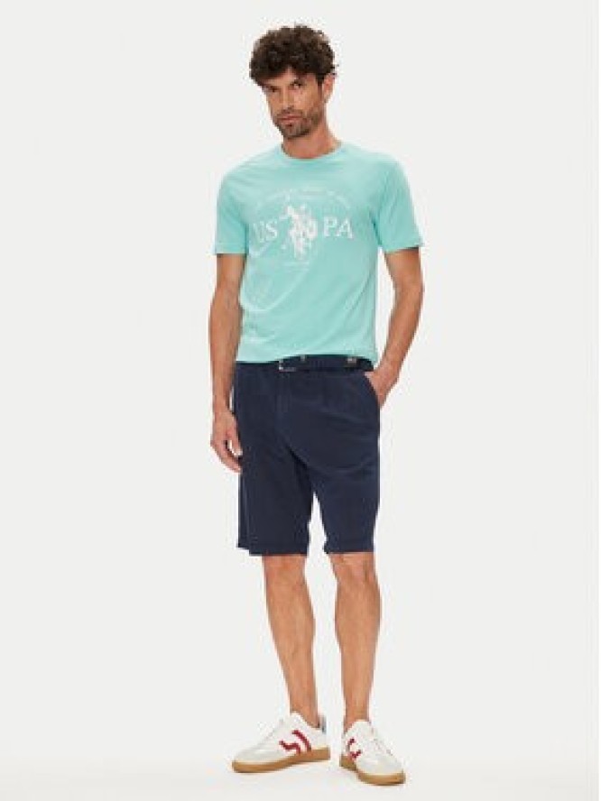 U.S. Polo Assn. T-Shirt MUP4203 Niebieski Regular Fit