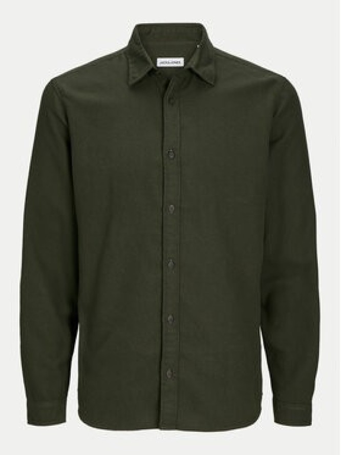 Jack & Jones Koszula Joshua 12258429 Zielony Slim Fit