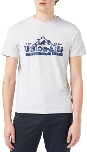 LEE HERITAGE TEE MĘSKI T-SHIRT SHARP GREY MELE L63QFQ03 112115168