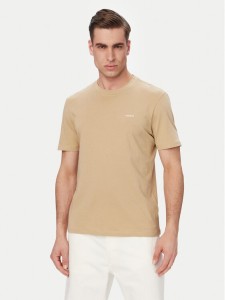 HUGO T-Shirt Dero222 50466158 Beżowy Regular Fit