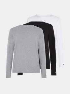 Tommy Hilfiger Komplet longsleeve UM0UM03022 Kolorowy Slim Fit