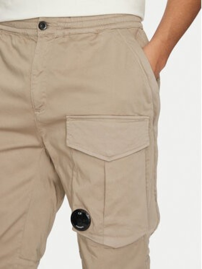 C.P. Company Spodnie materiałowe 18CMPA169A005694G Beżowy Relaxed Fit