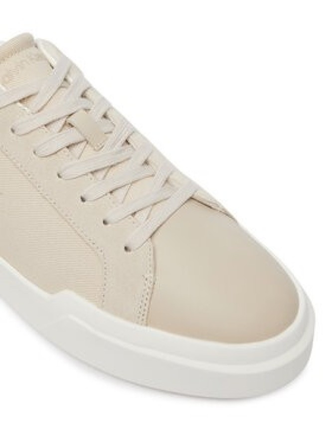 Calvin Klein Sneakersy Chunky Cupsole Laceup Cv Mix HM0HM02238 Beżowy