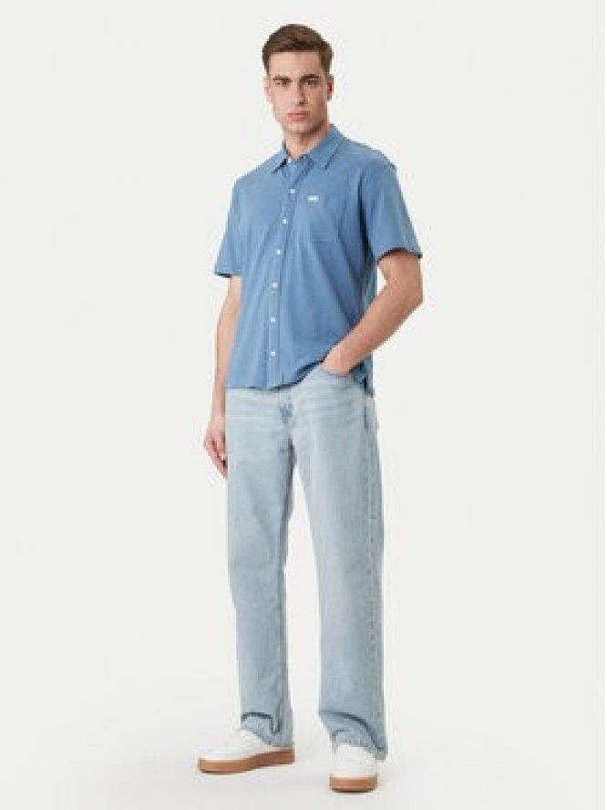 Guess Jeans Koszula M6GP02 KE731 Niebieski Regular Fit