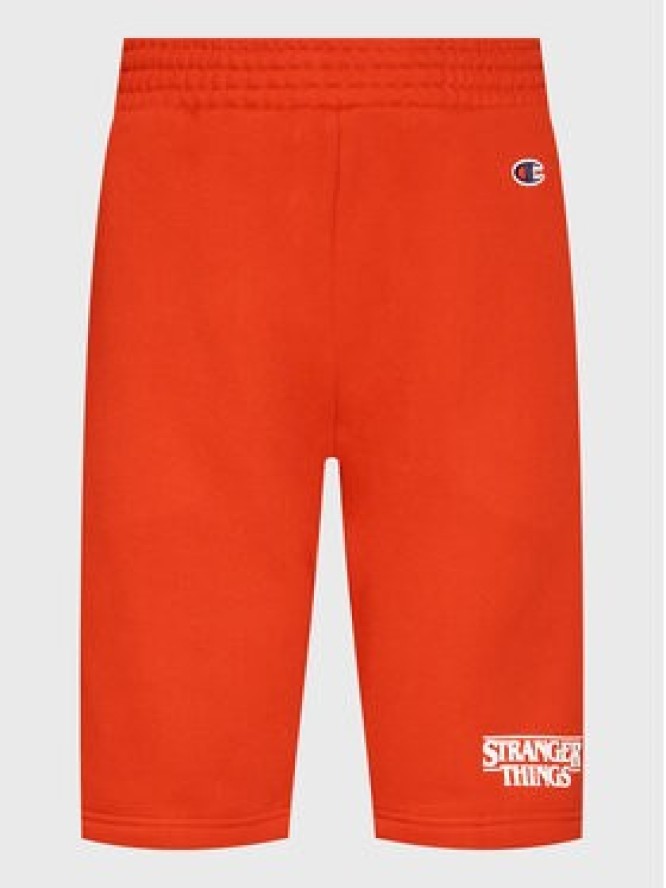 Champion Szorty sportowe Unisex STRANGER THINGS 217782 Czerwony Regular Fit
