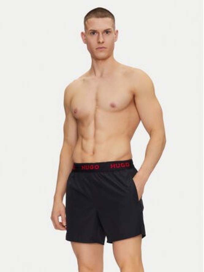 HUGO Szorty kąpielowe Tap 50534495 Czarny Regular Fit