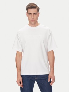 Calvin Klein T-Shirt LV04LC206G Biały Relaxed Fit