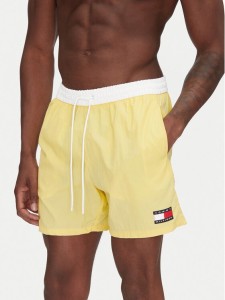 Tommy Hilfiger Szorty kąpielowe UM0UM03455 Żółty Regular Fit
