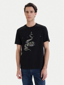 HUGO T-Shirt Discorb 50557672 Czarny Regular Fit