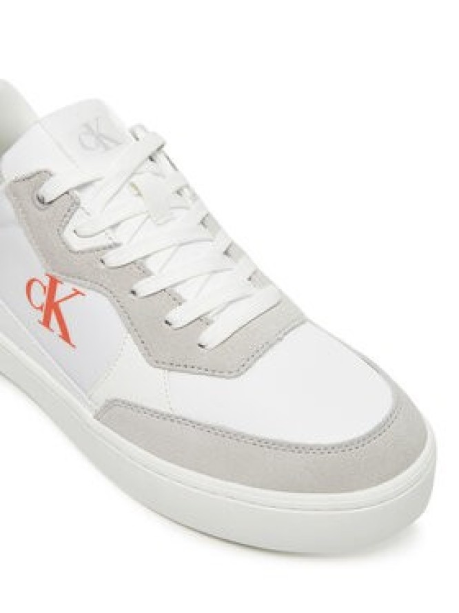 Calvin Klein Jeans Sneakersy Classic Cupsole Mg Nylon Mix YM0YM01304 Biały