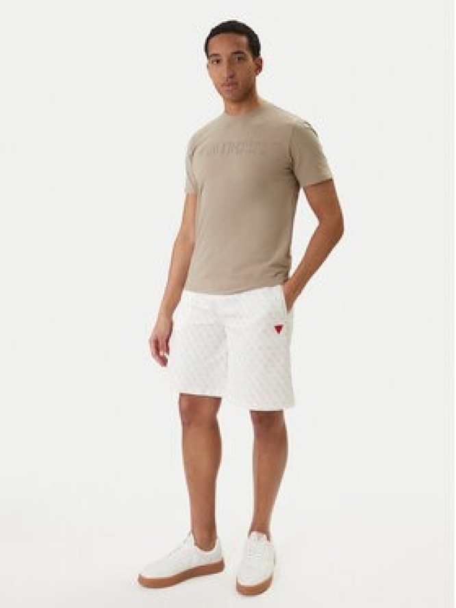 Guess T-Shirt Z2YI11 J1314 Beżowy Regular Fit