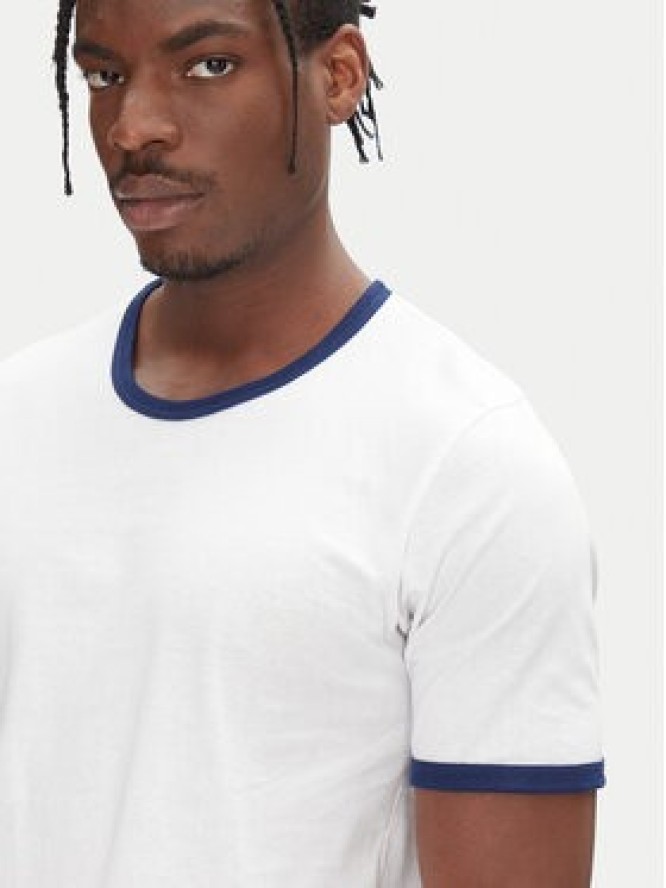 Jack & Jones T-Shirt Ringer 12277262 Biały Regular Fit