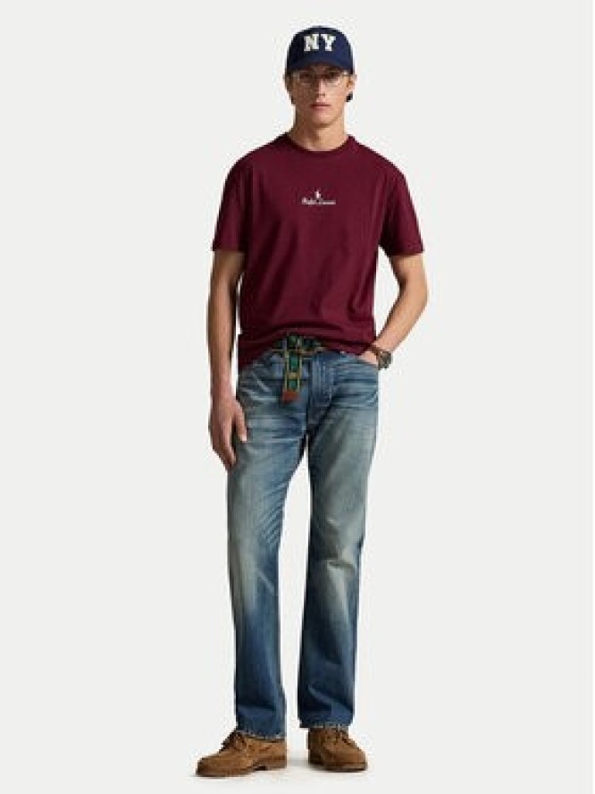 Polo Ralph Lauren T-Shirt 710981370007 Bordowy Classic Fit