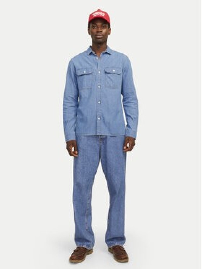 Jack & Jones Koszula jeansowa Travis 12269262 Niebieski Comfort Fit