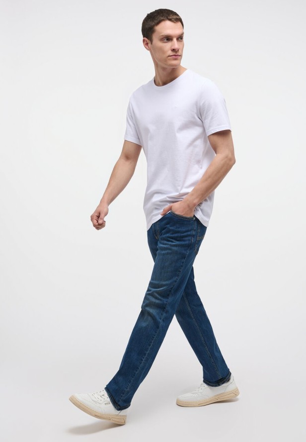 MUSTANG TRAMPER STRAIGHT MĘSKIE SPODNIE JEANSOWE DENIM BLUE 1013718 5000 771