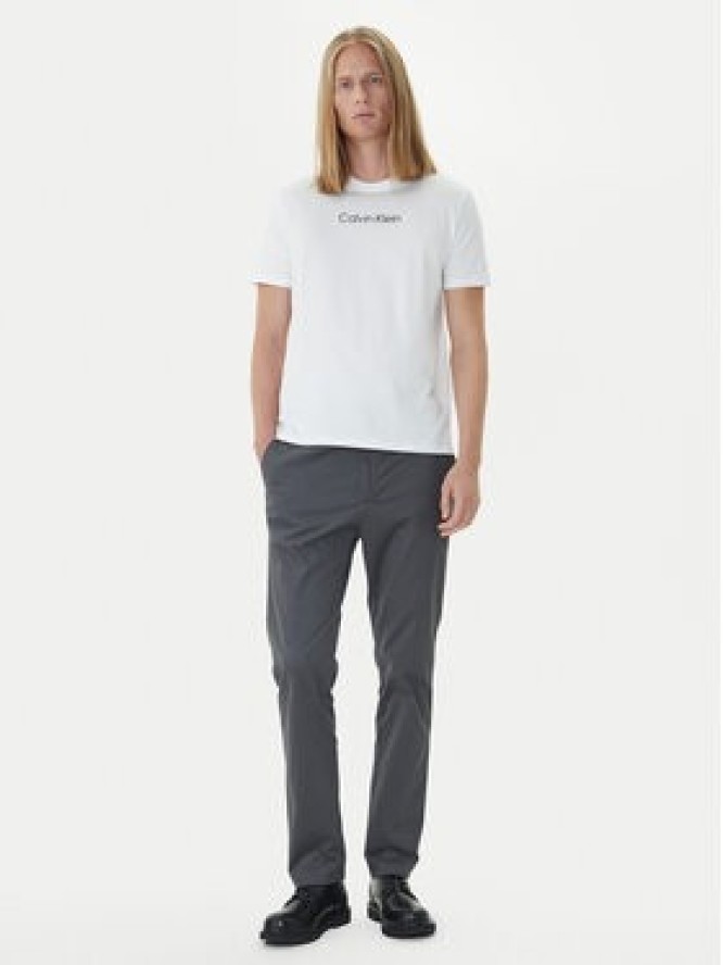 Calvin Klein T-Shirt Logo 30s LV04LD230G Biały Relaxed Fit