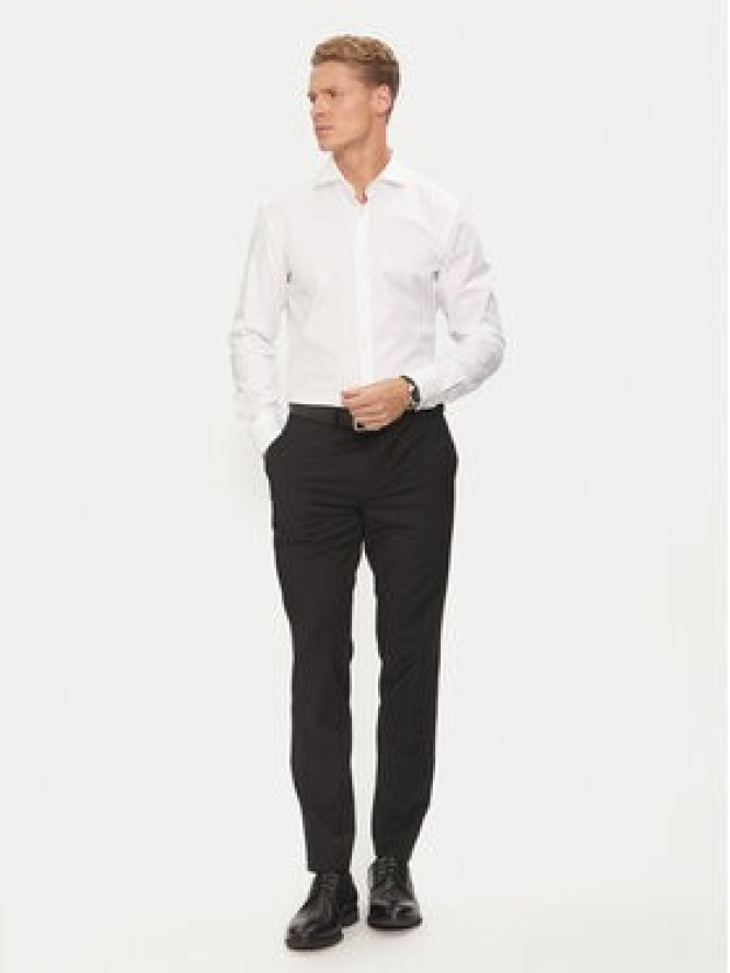 Boss Koszula 50491976 Biały Slim Fit