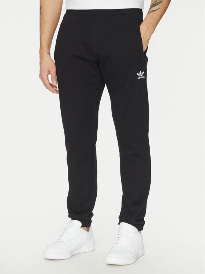 adidas Spodnie dresowe Trefoil Essentials JD2422 Czarny Slim Fit
